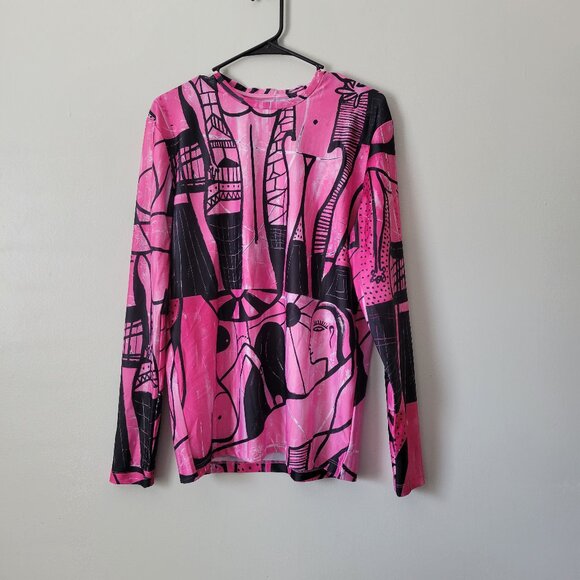 Swiminista X James Peter Henry Rashguard Men's Good Vibes Surf/Swim Shirt NWT - Picture 1 of 5
